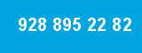 928 895 22 82 928 895 22 82